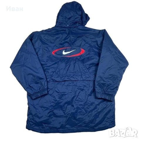 Мъжко зимно яке Nike с качулка размер XL, снимка 2 - Якета - 45061711