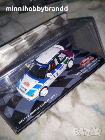 Renault 5 Turbo Mazda 323 GTX Ford Escort RS Cosworth  1.43 Rally Monte Carlo  Eaglemoss , снимка 8 - Колекции - 46682238