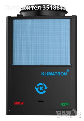 8,12, 16, 22, 50 Кв. Високотемпературнa +75° Инверторнa Термопомпa KLIMATRON R290 Монтаж, снимка 2 - Други машини и части - 52329131