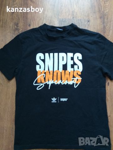 adidas snipes - страхотна мъжка тениска КАТО НОВА Л, снимка 6 - Тениски - 45797876