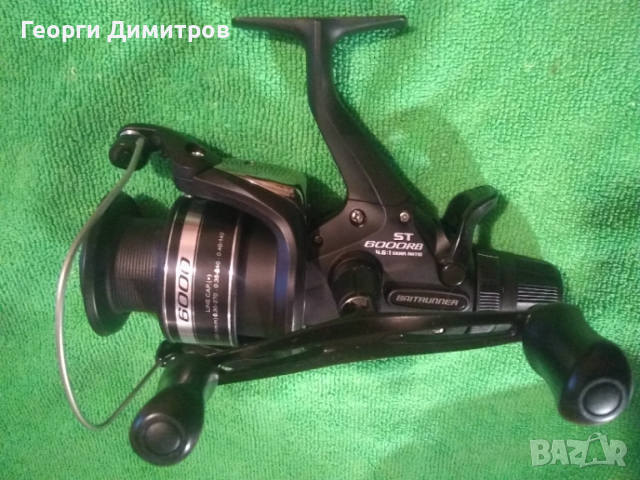 Тунингована макара Shimano Baitrunner 6000 с добавени лагери