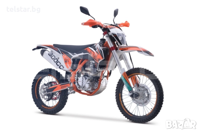 GAS ENDURO CROSS TELSTAR 300cc с баланс и водно охлаждане, снимка 4 - Мотоциклети и мототехника - 52425053
