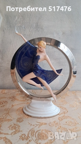 Порцеланови фигури в стил Арт Деко Franklin mint , снимка 7 - Колекции - 52000529