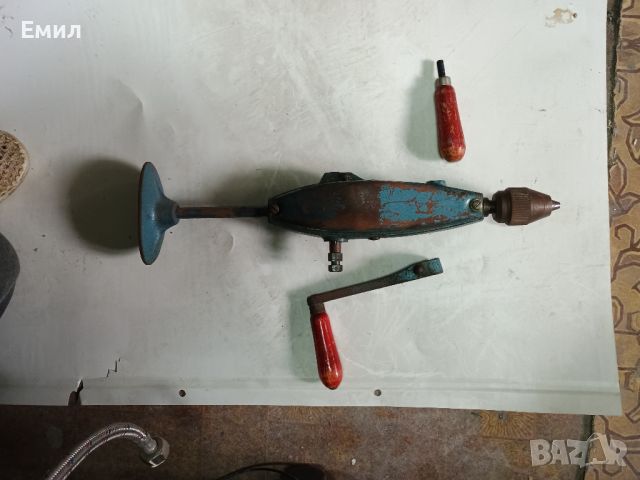 Ръчна дрелка бормашина, снимка 2 - Антикварни и старинни предмети - 45542065