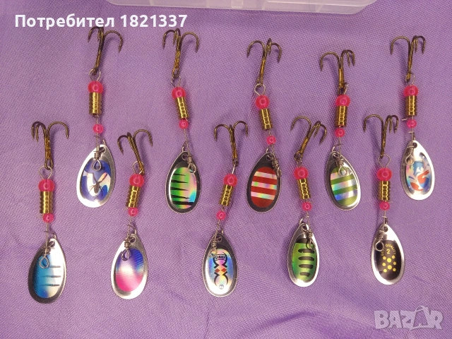 Комплект блесни за риболов , снимка 3 - Такъми - 53816158