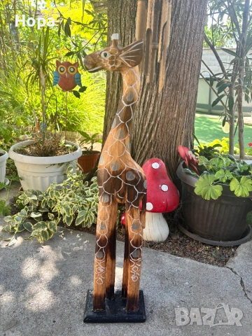 Жирафи от дърво, снимка 3 - Декорация за дома - 52659374