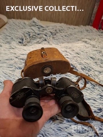 Военен бинокъл Телекс 6х24 - Нединско ТОП! С оригинален футляр с работещ компас.