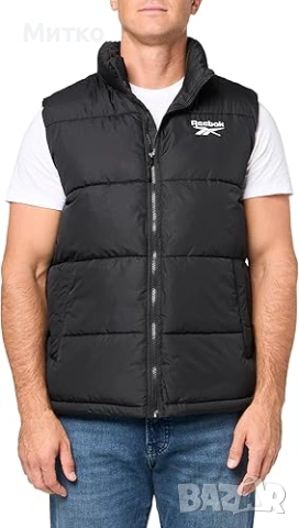 Капитониран мъжки елек Reebok, снимка 11 - Якета - 54246271