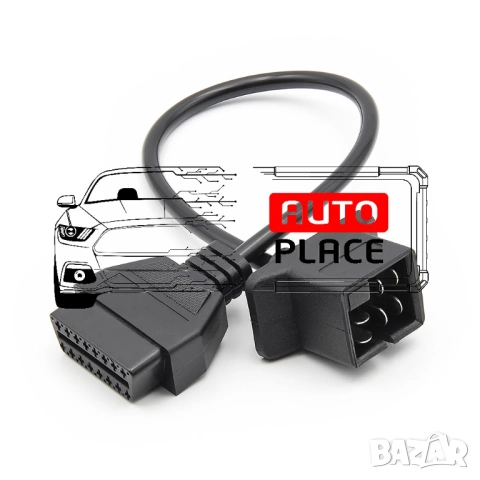 Кабел / Преходник / Адаптер за Chrysler 6 Пин 6 Pin Крайслер Delphi, снимка 2 - Аксесоари и консумативи - 53972718