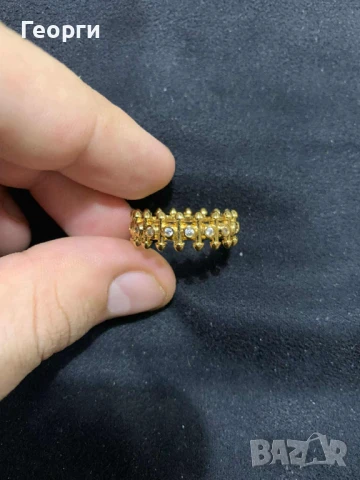 Cartier пръстен с мойсанити 