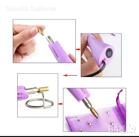 Уред за залепване на термо диаманти , снимка 4 - Други стоки за дома - 50040748