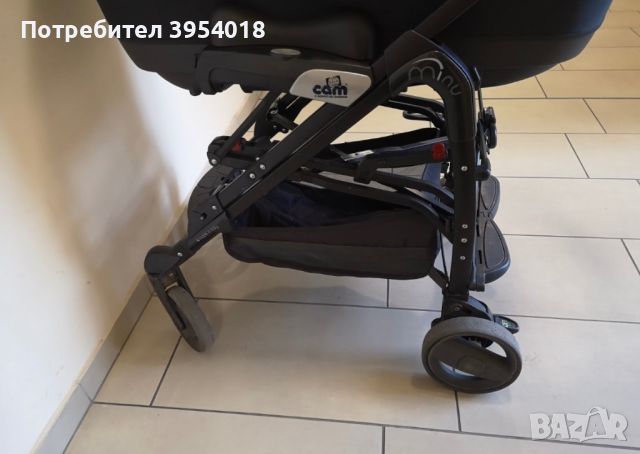 Бебешка количка CAM + чанта и дъждобран, снимка 4 - Детски колички - 45449884