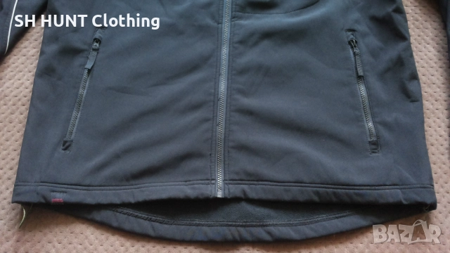 CATERPILAR Softshell Work Jacket размер XL работна горница вятърно устойчива W4-218, снимка 9 - Суичъри - 52111276