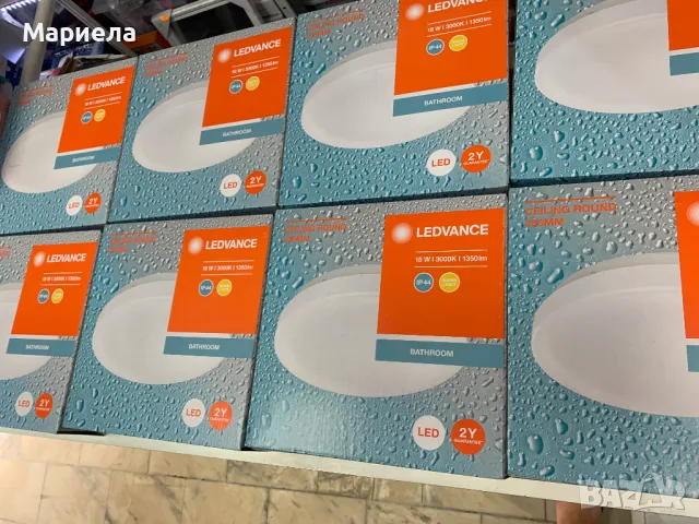 Ledvance LED плафон IP44 18W - 3000K / Плафон за Баня 18W, снимка 1 - Лед осветление - 47212193