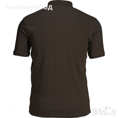 Тениска с яка Seeland - Skeet Polo Classic, кафява, снимка 2 - Екипировка - 45337722