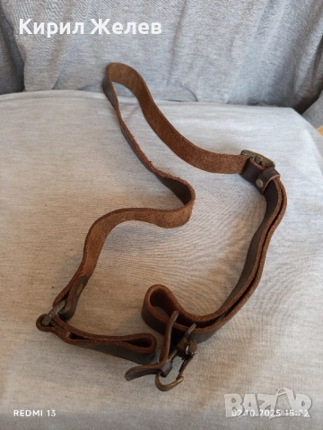 Винтидж кожен ремък за оръжие рядък за КОЛЕКЦИОНЕРИ 51105