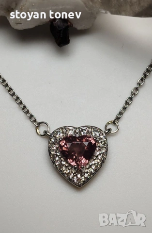 „Магично сърце“ – Ръчно изработено бижу с истинска магия в центъра!, снимка 9 - Колиета, медальони, синджири - 53775686