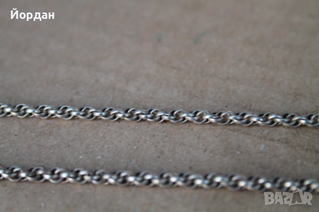 Дамски сребърен гердан 0,925, снимка 4 - Колиета, медальони, синджири - 53275119