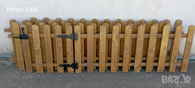Дървена оградка за детска градина ясла , оградни пана за двор градина , детски кът, снимка 3 - Огради и мрежи - 50911127