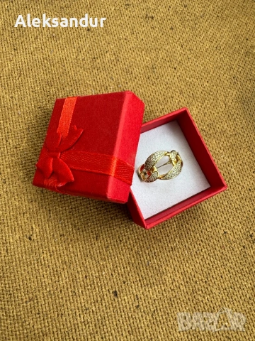 Дамски пръстен / позлатен