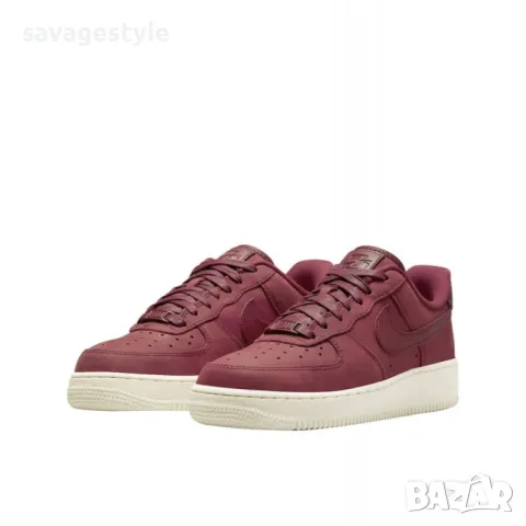 Дамски спортни обувки NIKE Air Force 1 Low Premium Shoes Red, снимка 2 - Маратонки - 47417347