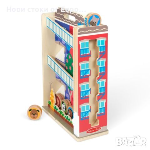 Игрален комплект Melissa and Doug GO Tots Town House Tumble 30741, снимка 5 - Образователни игри - 46769224