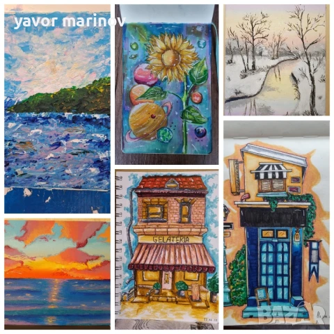 Ръчно изработени картички и картини , снимка 2 - Картини - 50566665