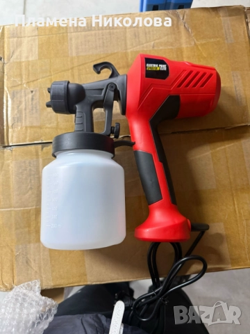 Електрически пистолет за боядисване Electric Paint Sprayer Elite — перфектно покритие без следи и ка