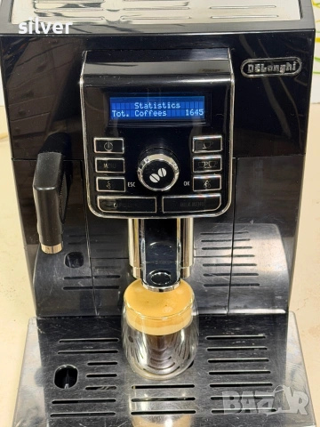 Кафемашина кафе автомат delonghi с гаранция, снимка 4 - Кафемашини - 54303515