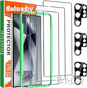 IMBZBK протектор за екран за Samsung Galaxy S24 Ultra Tempered Glass, снимка 1