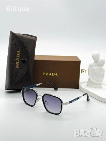слънчеви очила prada с ув защита,кутия , калъф и кърпичка на марката , снимка 5 - Слънчеви и диоптрични очила - 54215008