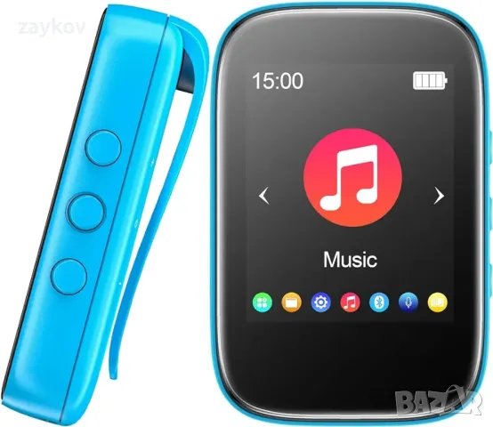 Bluetooth MP3 плейър с 32GB преносим музикален плейър, снимка 5 - Друга електроника - 46910054