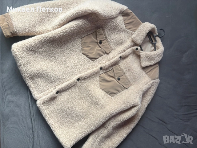 Мъжко бяло стилно яке НОВО