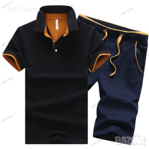 Мъжки летен комплект от две части, къси панталони и риза, 9цвята , снимка 6 - Други - 45266422