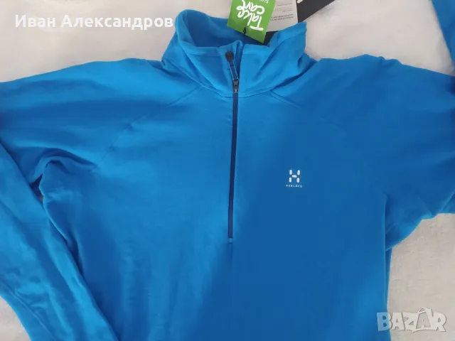 Нов мъжки полар Haglofs, разм.XL, снимка 3 - Блузи - 49195649