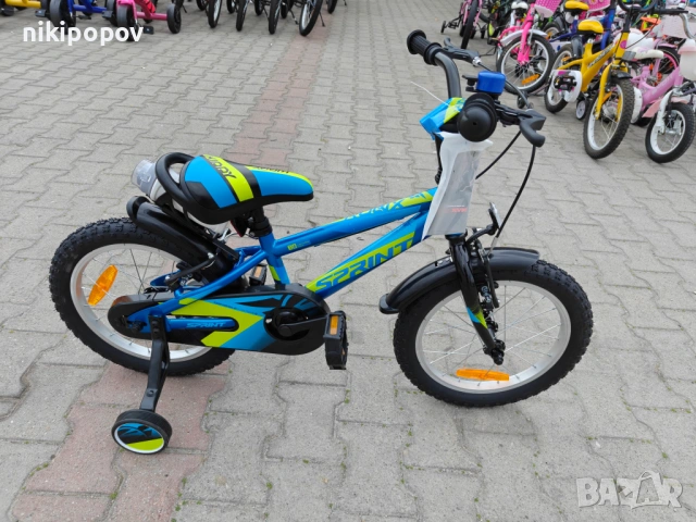SPRINT Велосипед 16" ROBIX син, снимка 2 - Велосипеди - 53918248