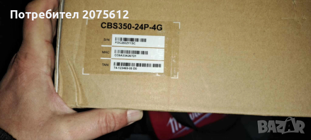 Cisco PoE Switch CBS350-24P-4G-EU  Cisco Catalyst 3650 48 Port PoE, снимка 2 - Суичове - 52463985