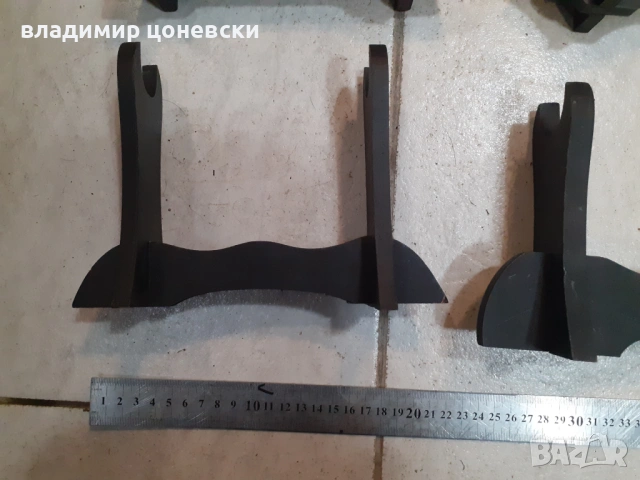 Дървена разглобяема стойка за нож,сабя,кортик,кама,пищов и др., снимка 11 - Колекции - 53486192
