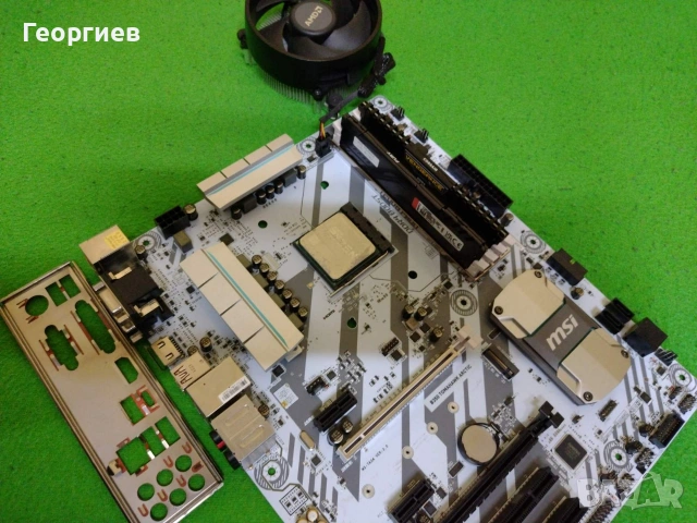 Комплект MSI B350 + Ryzen 7 2700x + 16gb ram ddr4, снимка 6 - Дънни платки - 53292253