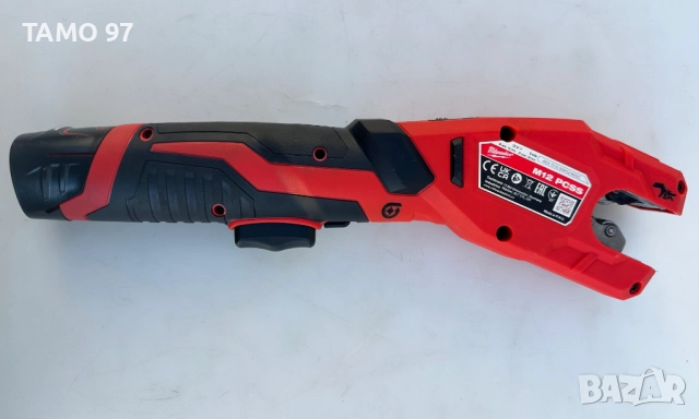Milwaukee M12 PCSS - Акумулаторен тръборез 2x12V 2.0Ah неразличим от нов!, снимка 4 - Други инструменти - 52940321