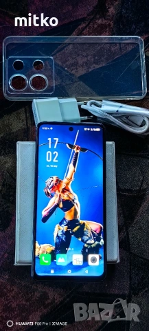 INFINIX NOTE 30 AURORA BLUE-Перфектно състояние.6.8"OLED 120Hz.дисплей, снимка 2 - Други - 53124148