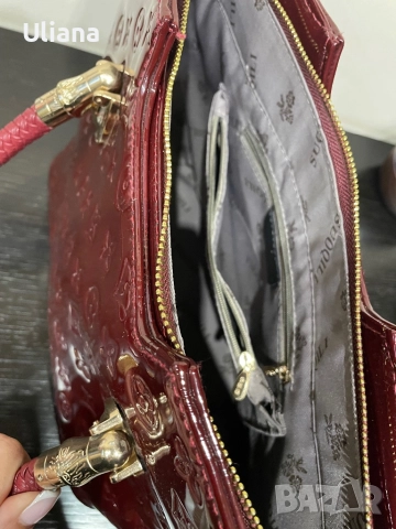 Дамска чанта естествен лак, снимка 9 - Чанти - 51923476