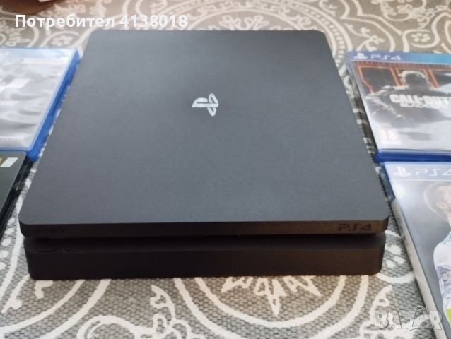 Продавам Sony Playstation 4 Slim Jet Black 2ТВ HDD, v.11.50, като нов, снимка 2 - PlayStation конзоли - 46763071