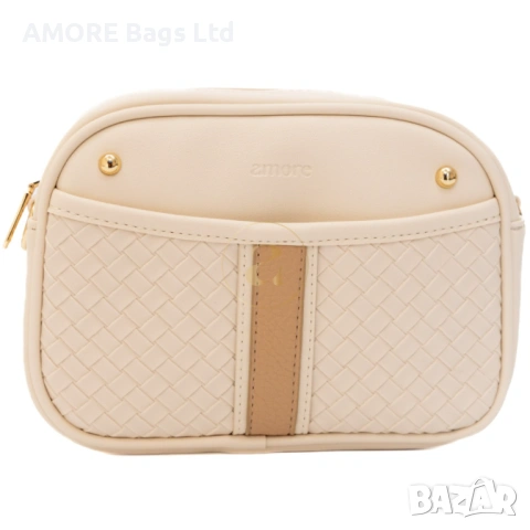 Ежедневна дамска чанта AMORE Elisa - Cream