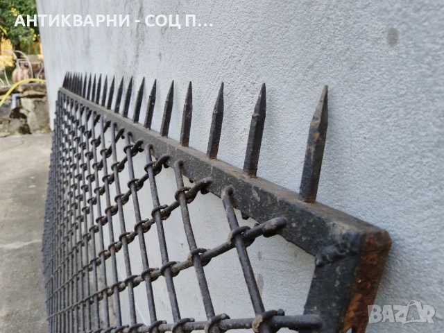 Комплект 6 Броя Стари Ковани Панели, Стара Кована Ограда / 6 Броя / 10 Метра! , снимка 5 - Огради и мрежи - 50813631