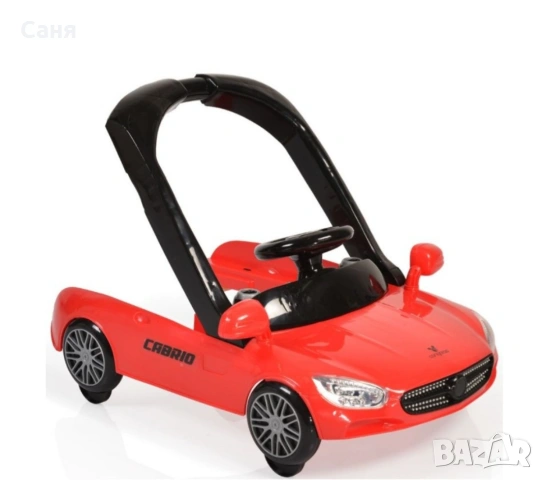 Бебешка проходилка/паяк във формата на кола, снимка 2 - Коли, камиони, мотори, писти - 53900016