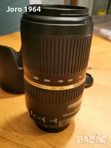 Телеобектив Tamron 70-300мм за Canon DSLR и Full Frame камери, снимка 5 - Обективи и филтри - 50713424