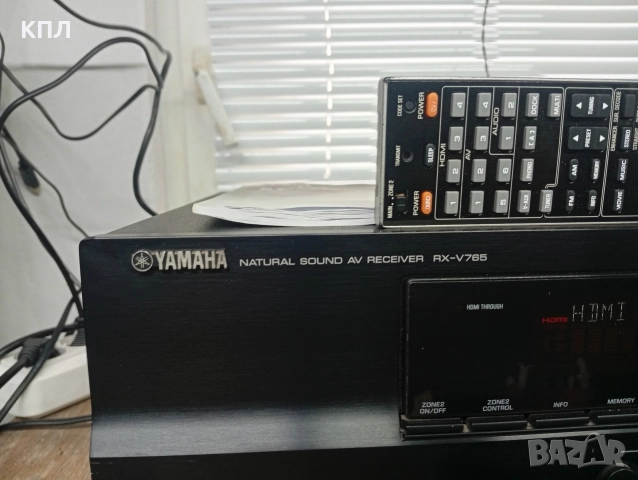 7.2 канален ресивър Yamaha RX-V 765, снимка 3 - Ресийвъри, усилватели, смесителни пултове - 52774321
