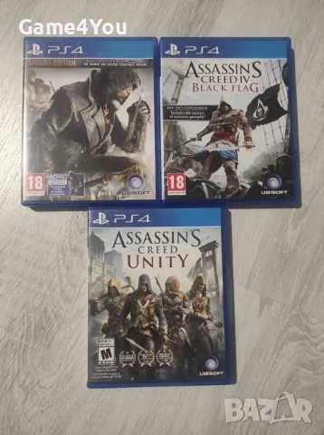 ps4 Assassin's Creed bundle, снимка 1 - Игри за PlayStation - 47038429