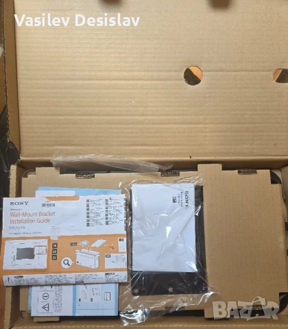 SONY KD75XD9305, KD65XD9305, KD55XD9305 нова оригинална стойка за стена, снимка 2 - Стойки, 3D очила, аксесоари - 50831607